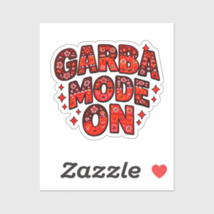 Indian Festivals - Garba Mode On Sticker