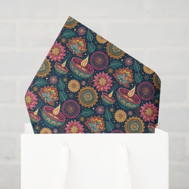 Indian Festive Wrap Tissue Paper (Gift Bag)