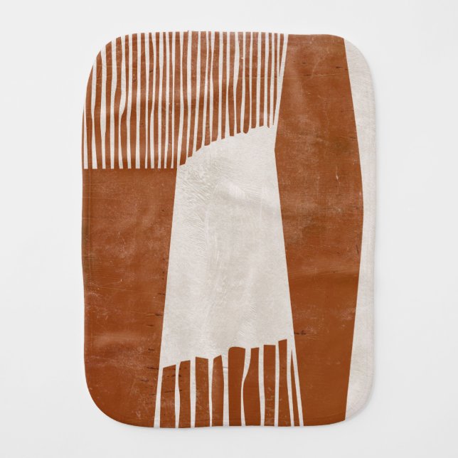 Indian Field I Baby Burp Cloth (Front)