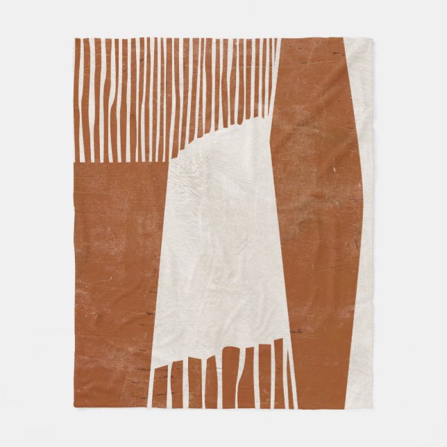 Indian Field I Fleece Blanket (Front)