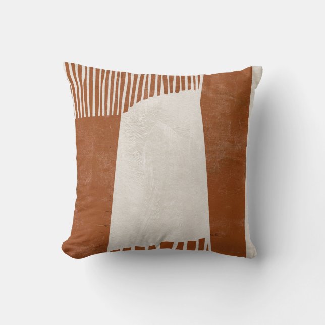 Indian Field I Throw Pillow (Front)