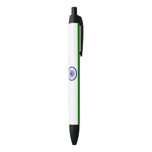 Indian Flag Black Ink Pen (Bottom (Vertical))