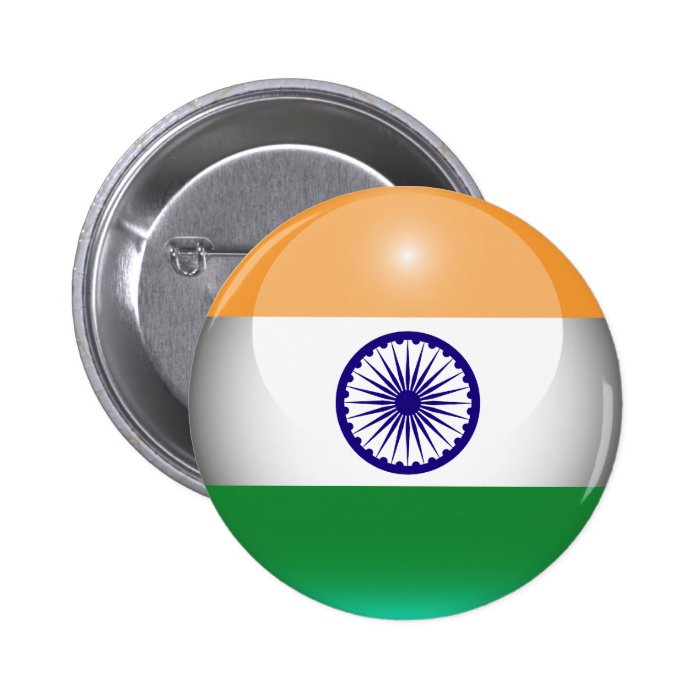 Indian Flag Button