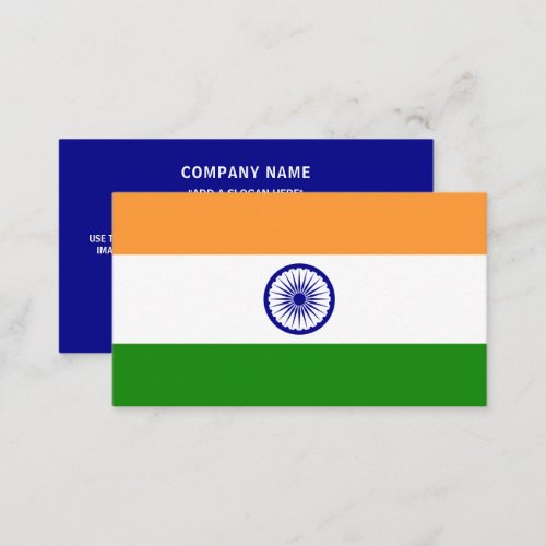 Indian Flag Flag of India Business Card