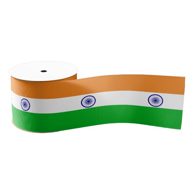 Indian flag grosgrain ribbon (Spool)