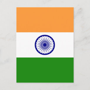 Indian Flag - High Quality Image Postcard