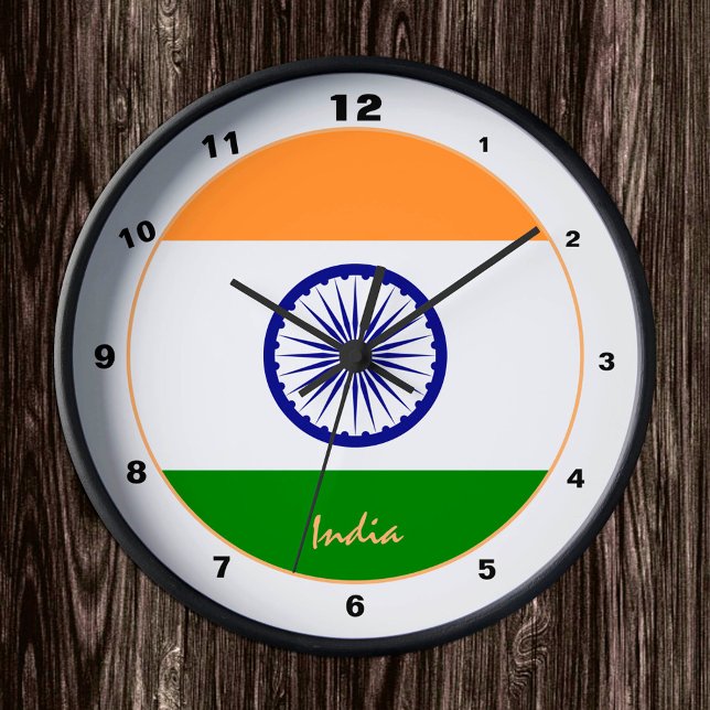 Indian Flag, India trendy Home / design clock (Creator Uploaded)