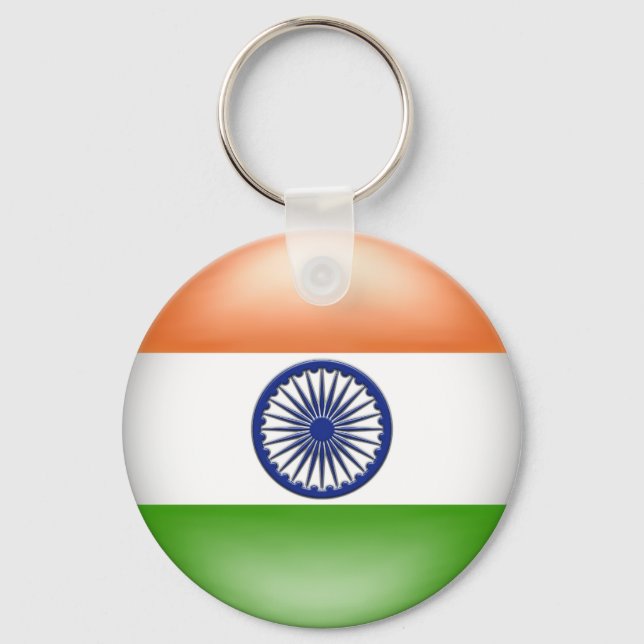 Indian Flag Keychain (Front)