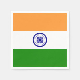 Indian flag paper napkins
