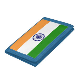 Indian Flag Trifold Wallet