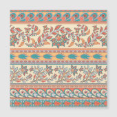 Indian Floral Borders Seamless Pattern (Front)