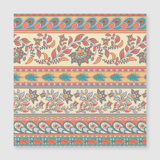 Indian Floral Borders Seamless Pattern (Front)