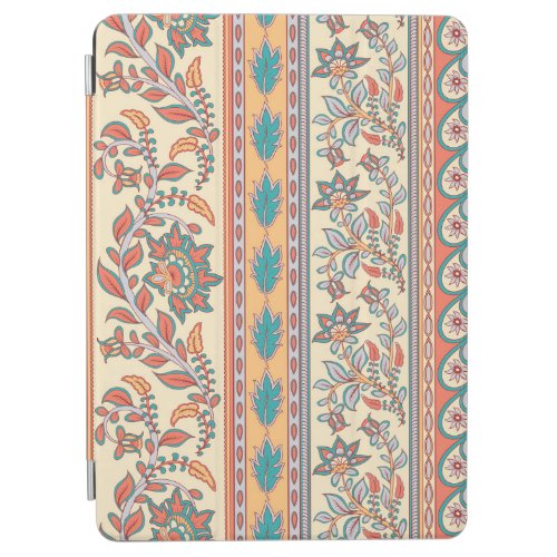 Indian Floral Borders Seamless Pattern iPad Air Cover