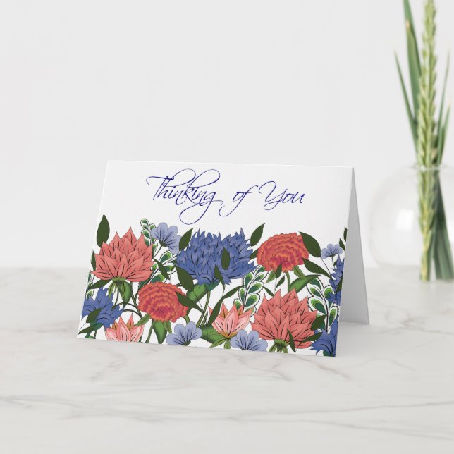 Indian Floral Card (Front)