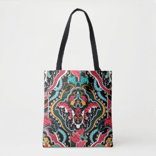 Indian Floral: Vintage Seamless Wallpaper. Tote Bag