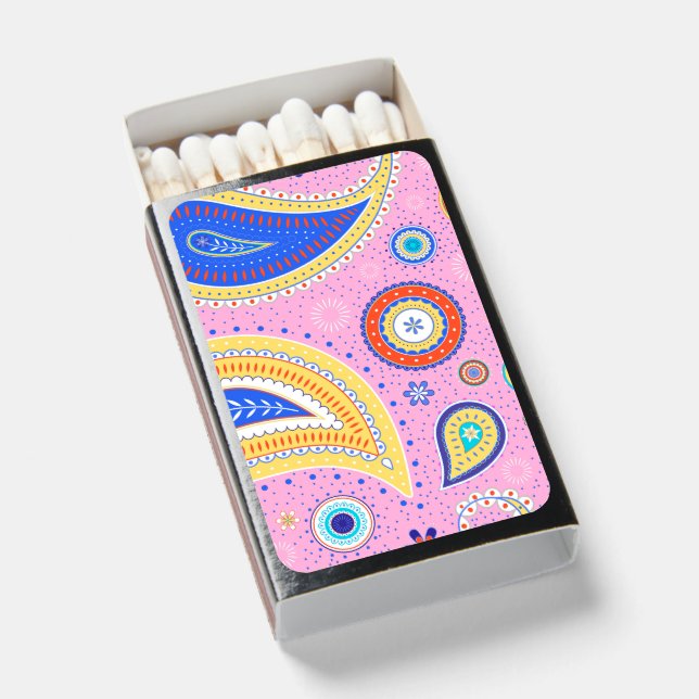 Indian Folk Art Design Matchboxes (Front Open)