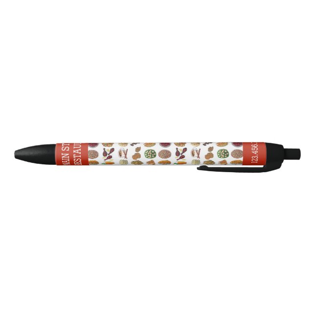 Indian Food Cuisine India Restaurant Promo Pen (Bottom)