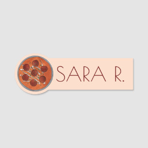 Indian Food Cuisine Malai Kofta Vegetarian Dish Name Tag
