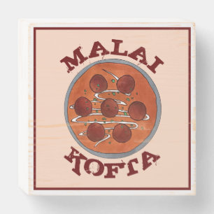 Indian Food Cuisine Malai Kofta Vegetarian Dish Wooden Box Sign