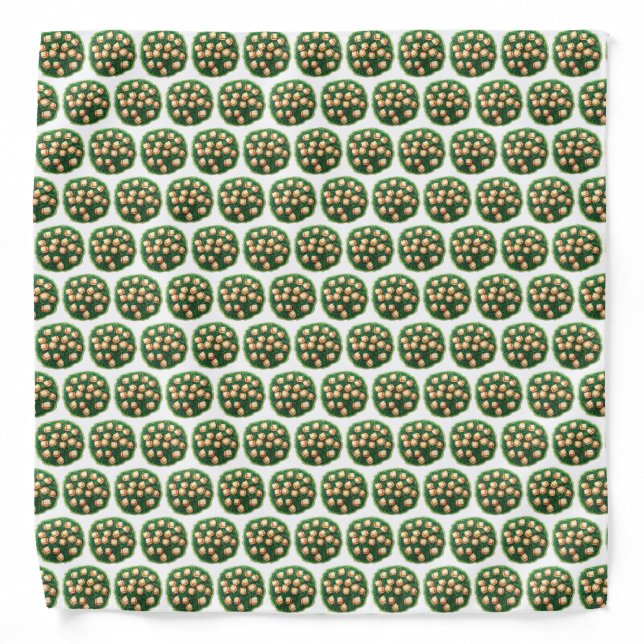 Indian Food India Saag Paneer Spinach Cheese Bandana (Front)