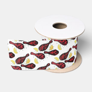 Indian Food Tandoor Cooking Tandoori Chicken Satin Ribbon