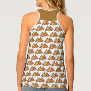 Indian Food Vegetarian Cooking Fried Samosa Pastry Tank Top