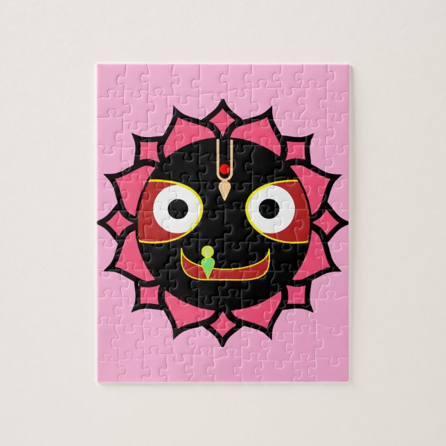 Indian fun Krishna motif Jigsaw Puzzle (Vertical)