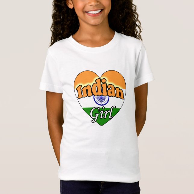 Indian Girl T-Shirt (Front)