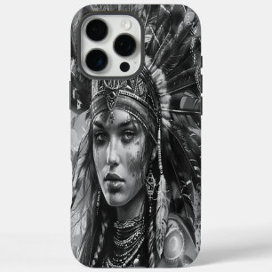 Indian girl's warrior spirit in attire iPhone 16 pro max case