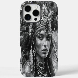 Indian girl's warrior spirit in attire iPhone 16 pro max case