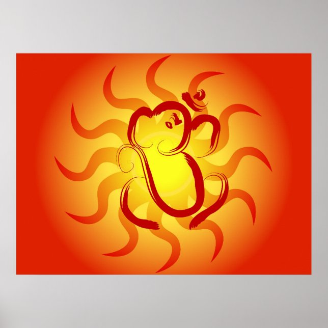 Indian God Ganesha - Poster (Front)