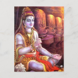 indian god postcard