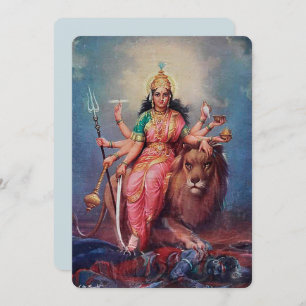 Indian Goddess - Greeting Card