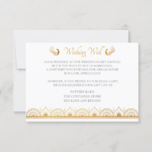 Accessories, RSVP cards, Wishing Well Cards Place Cards