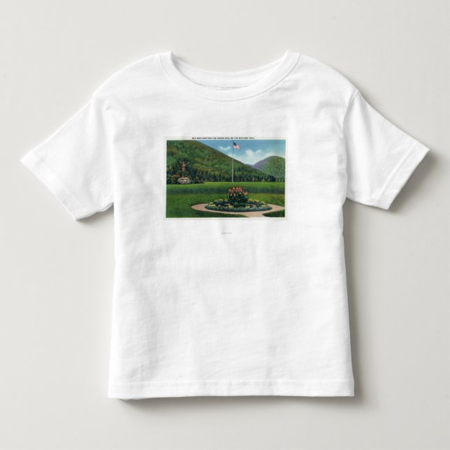 Indian Greeting the Rising Sun Statue Toddler T-shirt (Front)