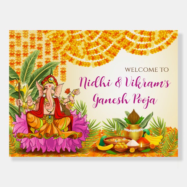 Indian Grihapravesh signs & Gruhapravesham sign (Front)