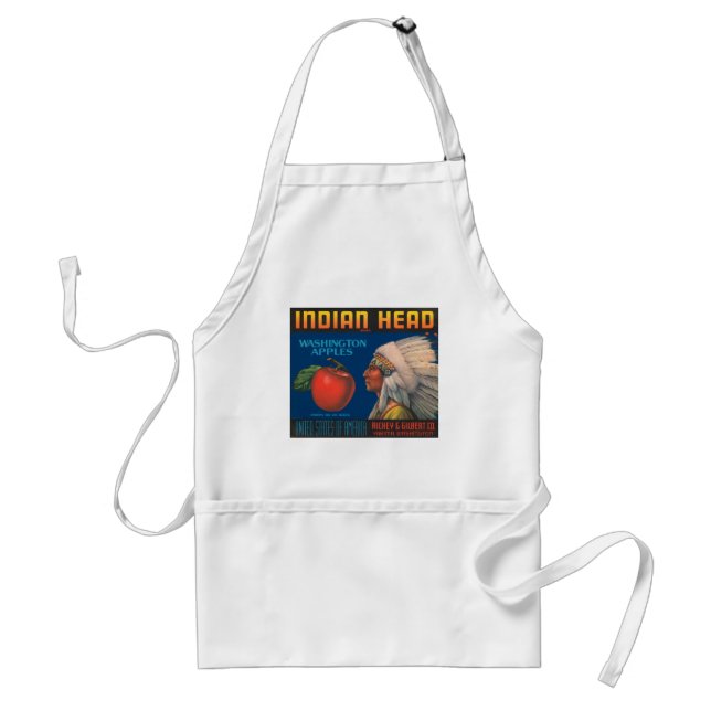 Indian Head Adult Apron (Front)