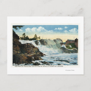 Indian Head and Old Man of the Falls View Postcard