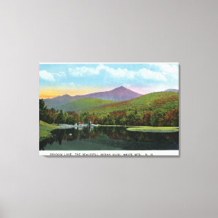 Indian Head and Shadow Lake View Canvas Print