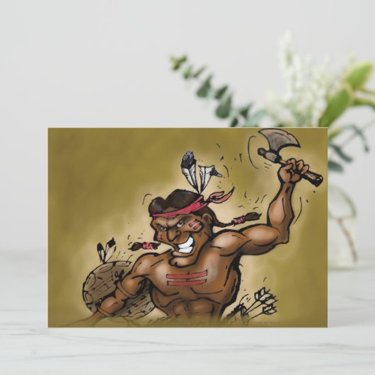 Indian Head Card (Standing Front)