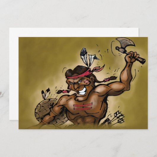 Indian Head Card (Front/Back)