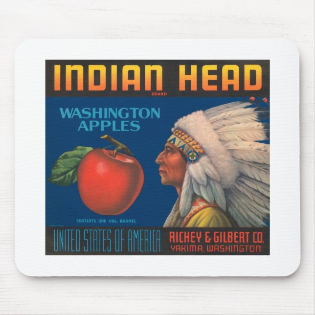 Indian Head Mouse Pad (Front)