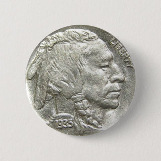 INDIAN HEAD NICKEL BUTTON