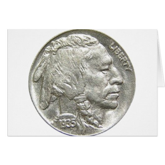INDIAN HEAD NICKEL CARDS (Front Horizontal)