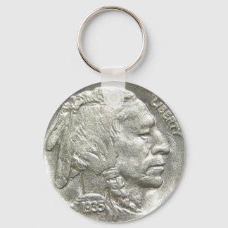 INDIAN HEAD NICKEL KEYCHAIN