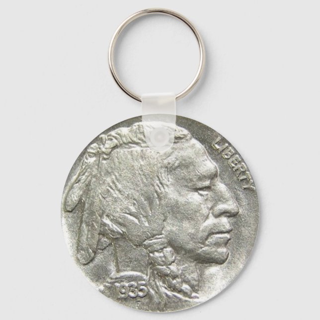 INDIAN HEAD NICKEL KEYCHAIN (Front)
