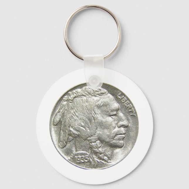 INDIAN HEAD NICKEL KEYCHAIN (Front)