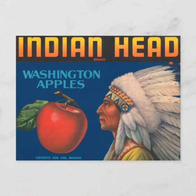 Indian Head Postcard (Front)