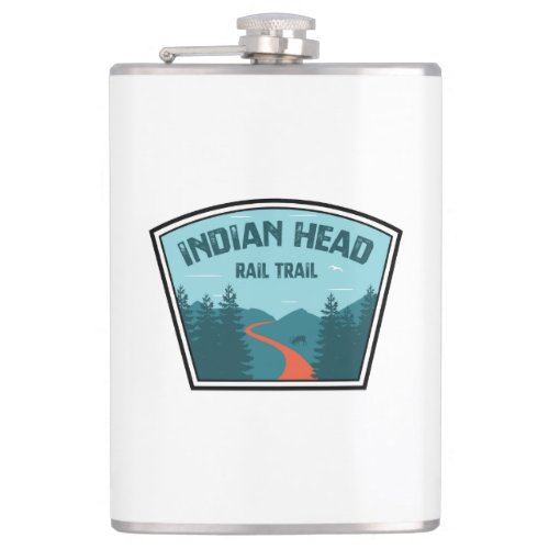 Indian Head Rail Trail Flask