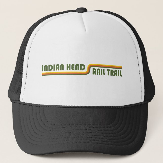 Indian Head Rail Trail Trucker Hat (Front)
